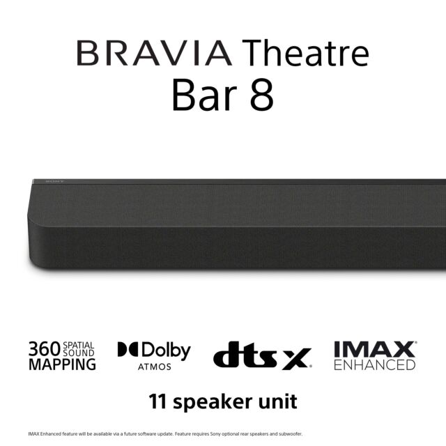 Sony HTA8000.CEK 5.0.2 Dolby Atmosâ® Soundbar Black