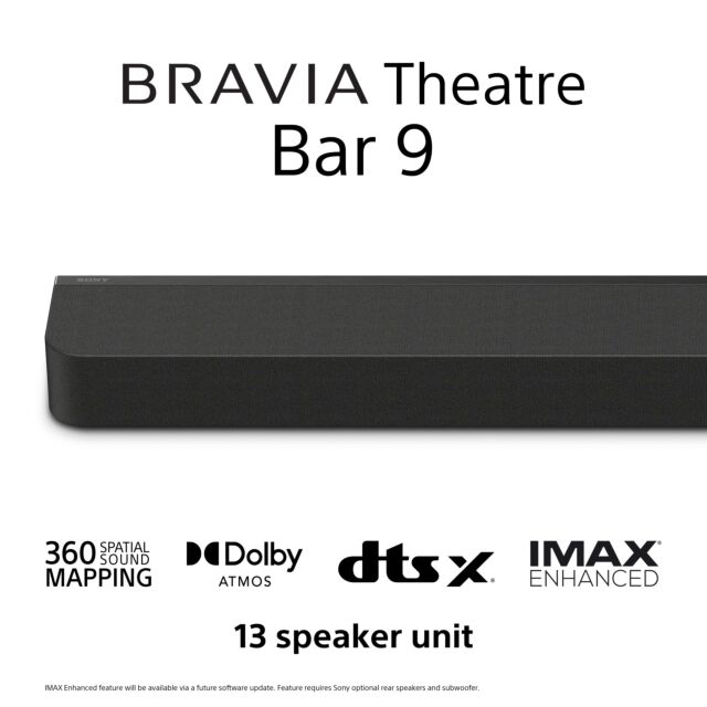 Sony HTA9000.CEK 7.0.2 Dolby Atmosâ® Soundbar Black