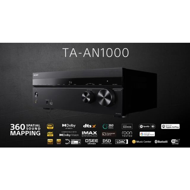 Sony TAAN1000_CEK AV Amplifier - Black Black
