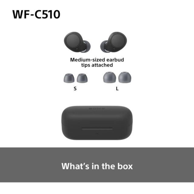 Sony WFC510B.CE7 Wireless In ear headphones - Black Black