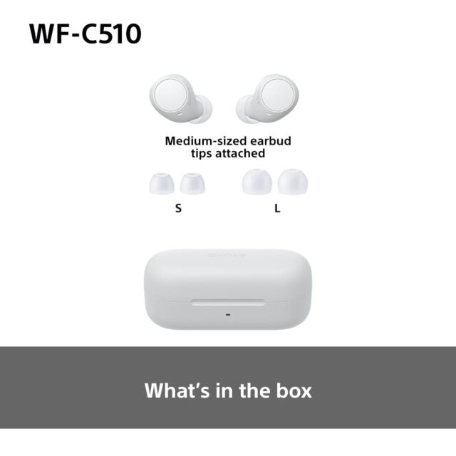 Sony WFC510W.CE7 WFC510B.CE7 Wireless In ear headphones - Black