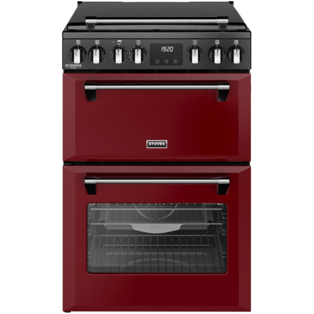 Stoves 444411997 60cm dual fuel mini range cooker – 102L total cooking capacity, 4 burner gas hob wi