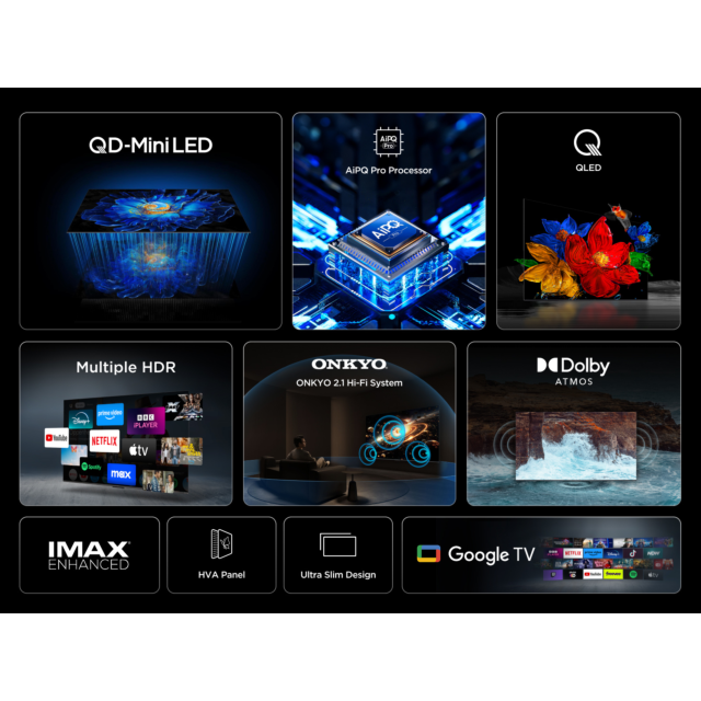 TCL 75C6KS-UK 75inch 4K Ultra HD QD-Mini LED TV