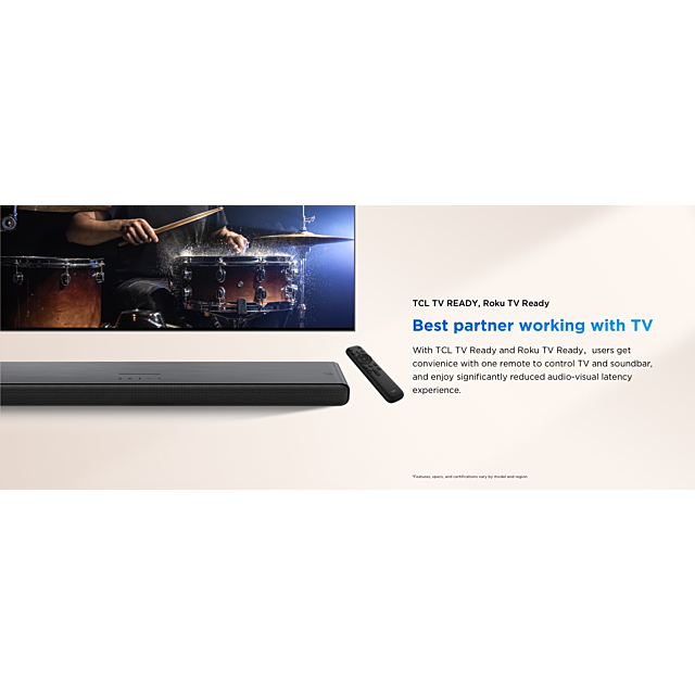TCL S45H 2.0chPro Deep Bass Soundbar with Dolby Atmos