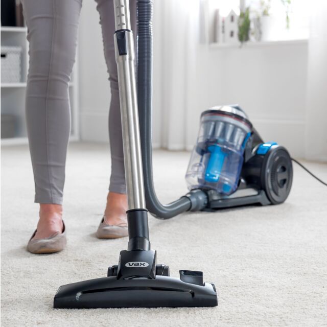 Vax CCQSASV1P1 Air Stretch Pet Vacuum Cleaner - Grey + Blue Grey + Blue