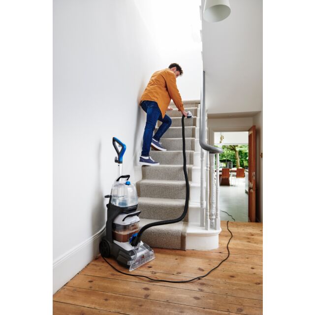 Vax CDCW-RPXLR Rapid Power 2 Reach Carpet Washer - Grey/ Red Grey/Red