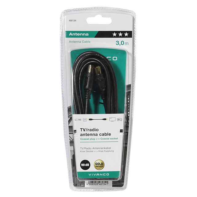 Vivanco 48134 3M RF Cable 