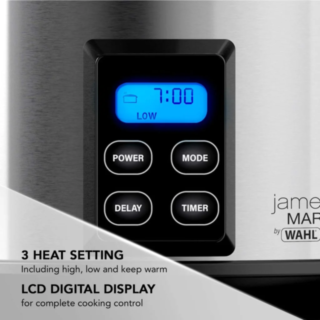 Wahl ZX929 James Martin Digital Slow Cooker Stainless St S-Steel