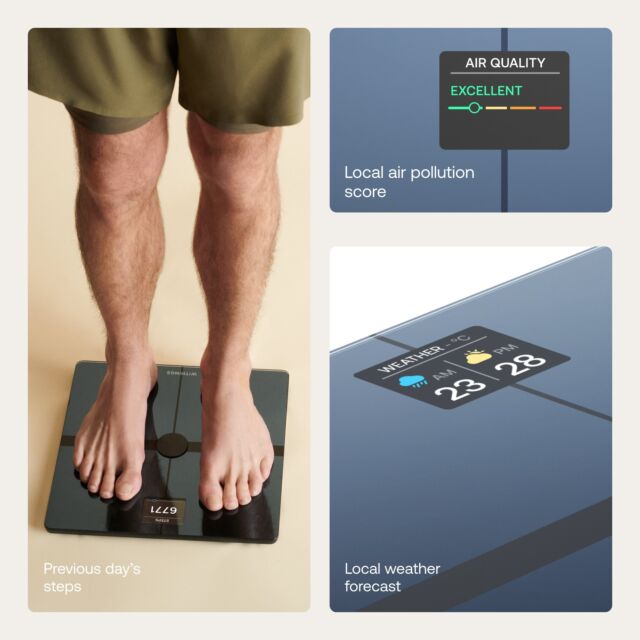 WITHINGS WBS13B Body Smart Scale - Black