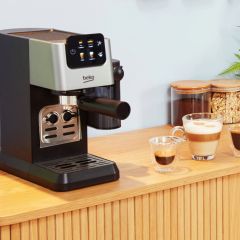 Beko CEP5304X Caffeexperto Manual Espresso With Steam Wand - Silver
