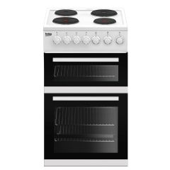 Beko EDP503W 50cm Electric Double Oven with grill Cooker