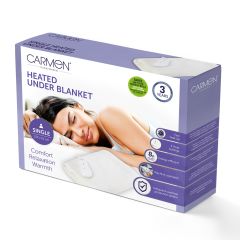 Carmen C81192 Single Under Blanket White