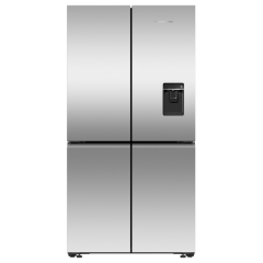 Fisher + Paykel RF605QNUVX1 F&P Rf605qnuvx1 90.5Cm Quad Door Frost Free Fridge Freezer - Stainless S