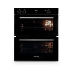 Montpellier MBUDO72 Built Under 72cm Double Oven In Black 