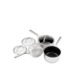 Ninja C63000UK Cookware 3-Piece Set Silver