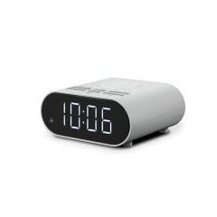 Roberts Radio ORTUSCHARGEW FM RDS / Bluetooth / Wireless Charging Alarm Clock Radio - Black White