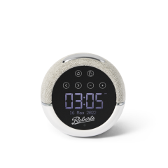 Roberts Radio ZENPLUSW Zen Dab , Sleep Sounds, Bluetooth Clock Radio, White White