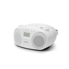 Roberts Radio ZOOMBOXFMW FM/AM radio, top loading CD player in White