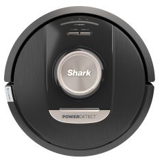 Shark RV2820VEUK PowerDetect Self-Empty Robot Vacuum - 100 Min Minutes Run Time - Black 
