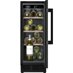 Siemens KU20WVHF0G 82X30 under counter wine cabinet with front recess to allow for plinth installati