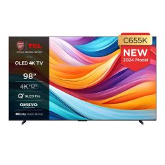 TCL 98C655K 98" 4K QLED HDR Pro Google TV 
