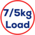 7/5kg Load Capacity