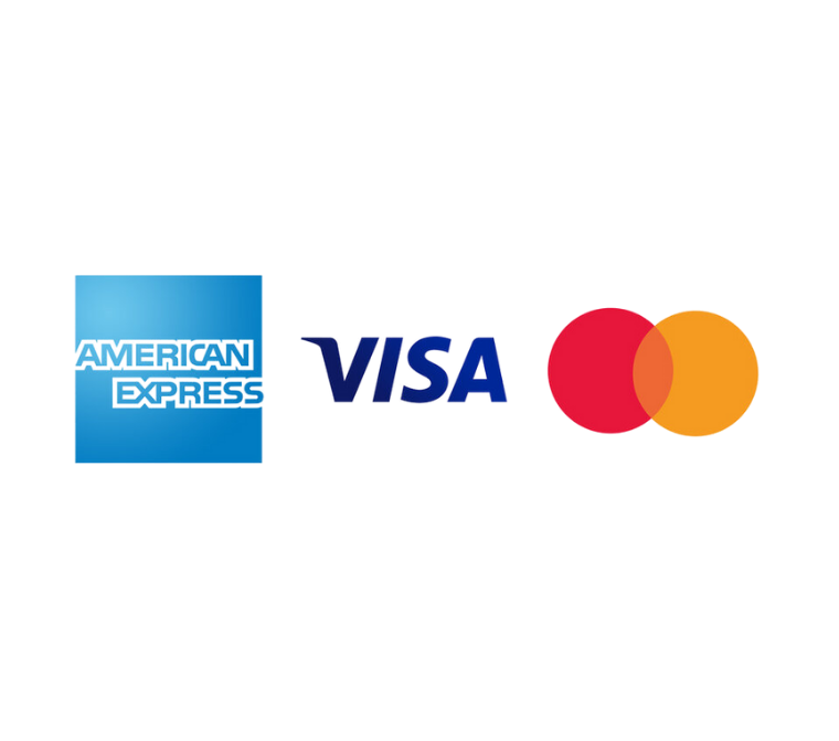 Mastercard, Amex & Visa